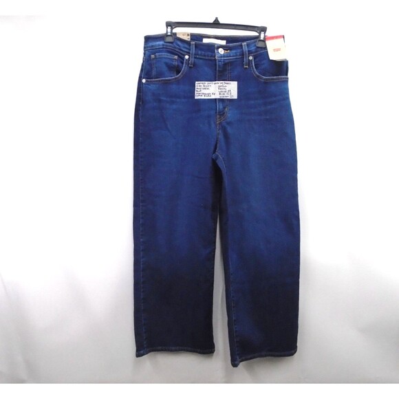 Levi's Denim - Levi's High Rise Wide Leg Jeans Womens 31x27 Winter Evening Dark Indigo Denim